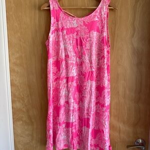 Lilly Pulitzer Anniversary Toile print swing dress